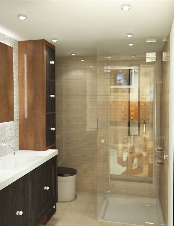 Bathroom Designed by Denisa Darlea Small Bathroom Design/Plan San Francisco, US Arcbazar