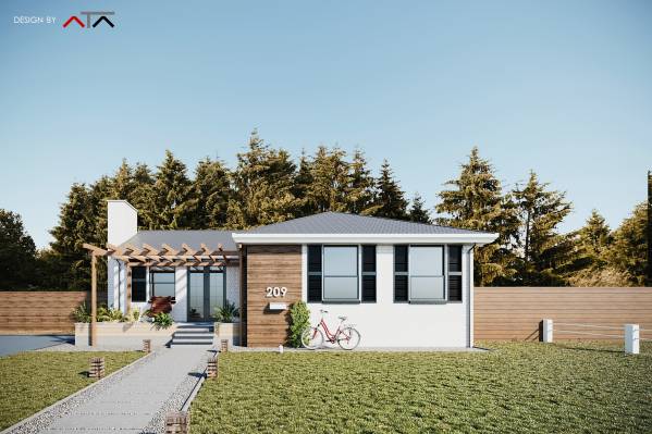 Design project for Brick Rancher Exterior Rehab in United States | Arcbazar
