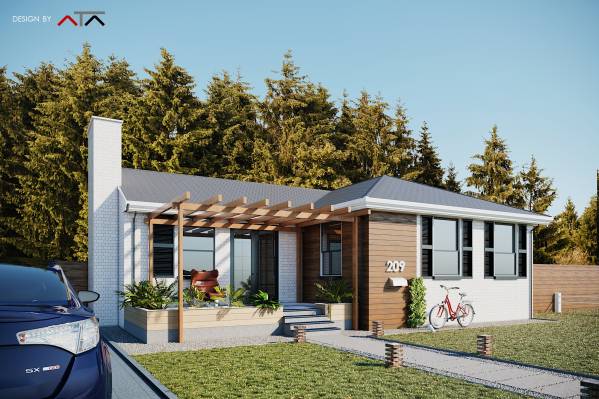 Design project for Brick Rancher Exterior Rehab in United States | Arcbazar