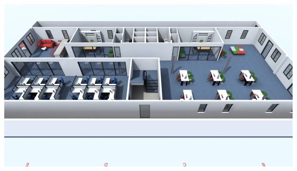 Design project for Layout Design for Branch Office, Call Centre and ...