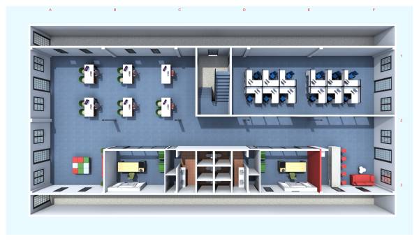 Design project for Layout Design for Branch Office, Call Centre and ...