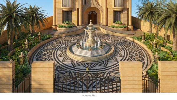 Design project for Villa Drop-Off & Ramp Circulation in United Arab ...