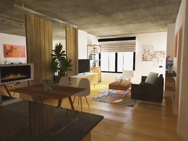 Design project for Modern Design of Small Open Concept Rental Apartment ...