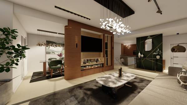 Beautiful view of Final Touches Penthouse Apartment Interior Design