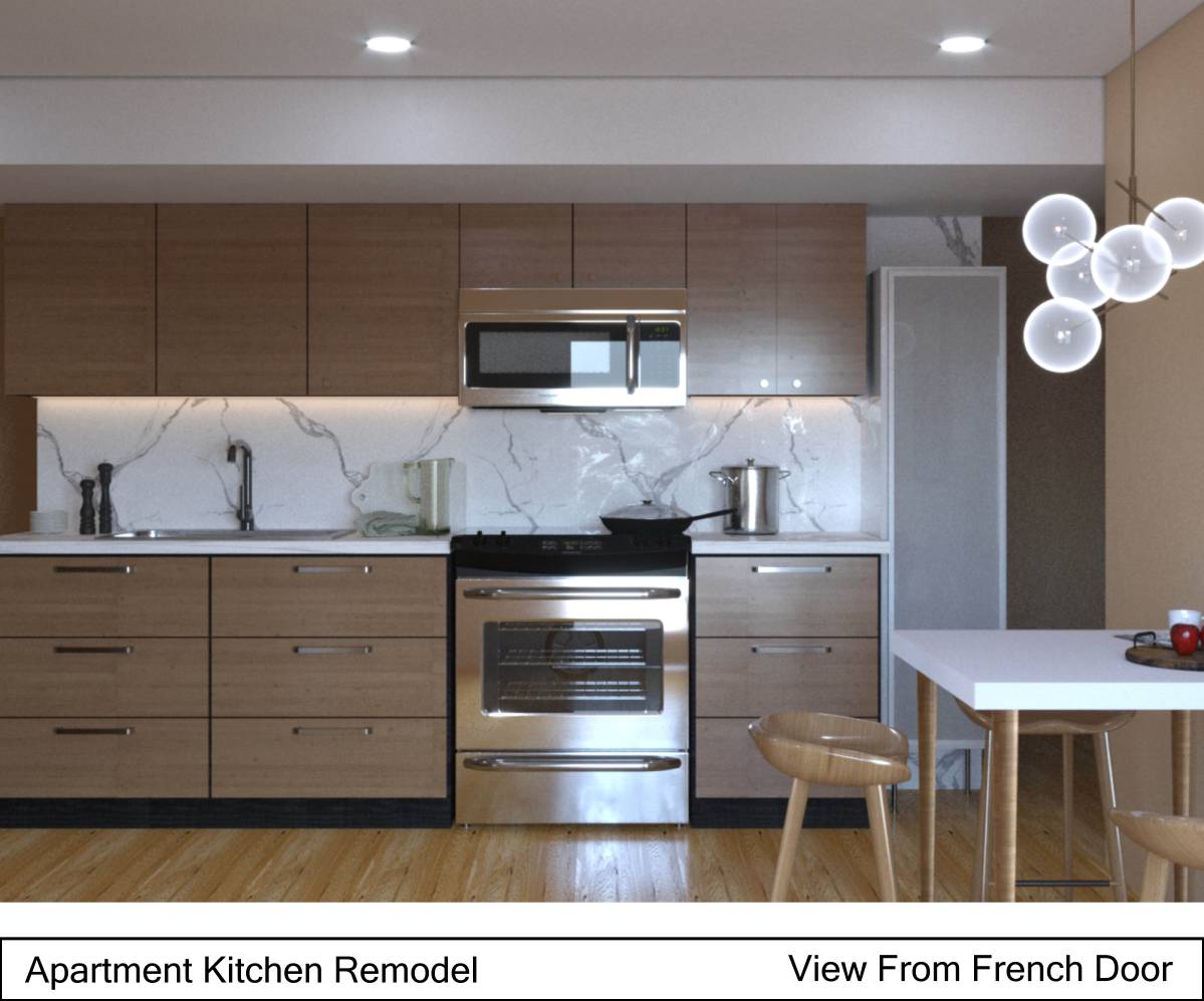 Curated visual reference: Visual Reference: Design Project For Apartment Kitchen Remodel In United States