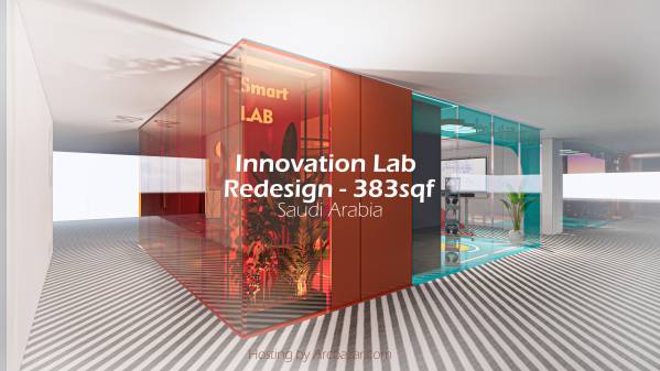 Design project for Innovation Lab Redesign - 383sqf in Saudi Arabia ...