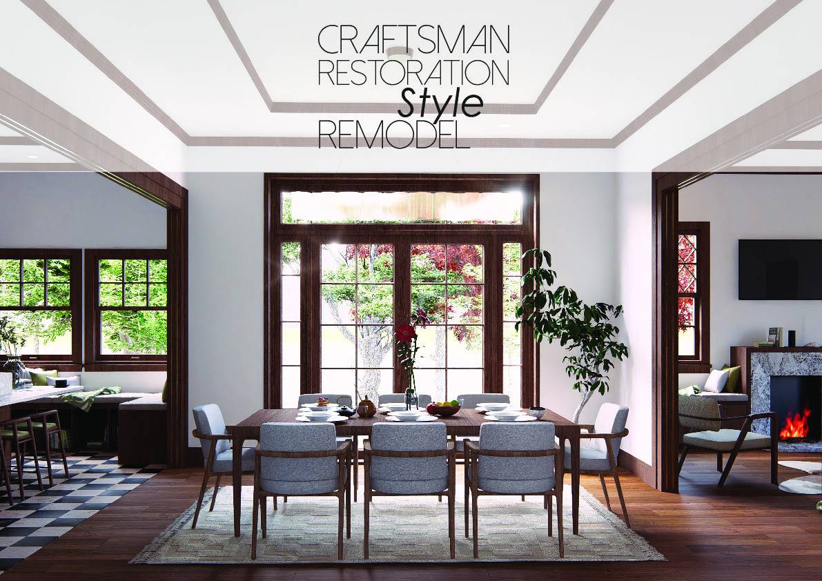 Design project for Craftsman Restoration-Style Remodel with Modern ...