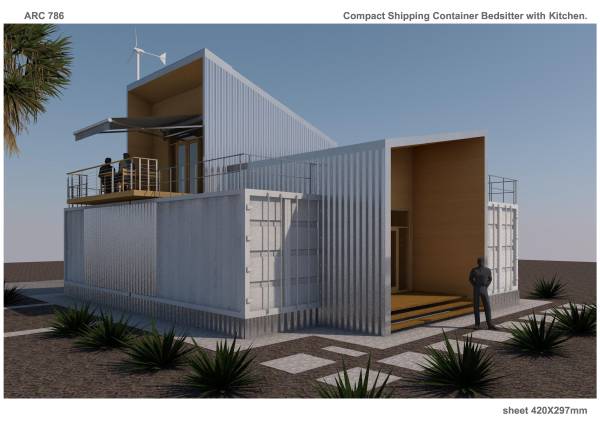 Design project for Compact Shipping Container Home in Kenya | Arcbazar