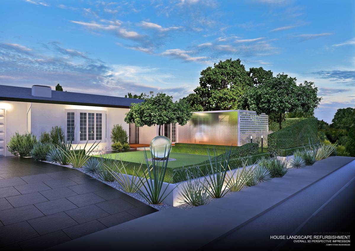 Design project for Front yard landscape project in United States | Arcbazar