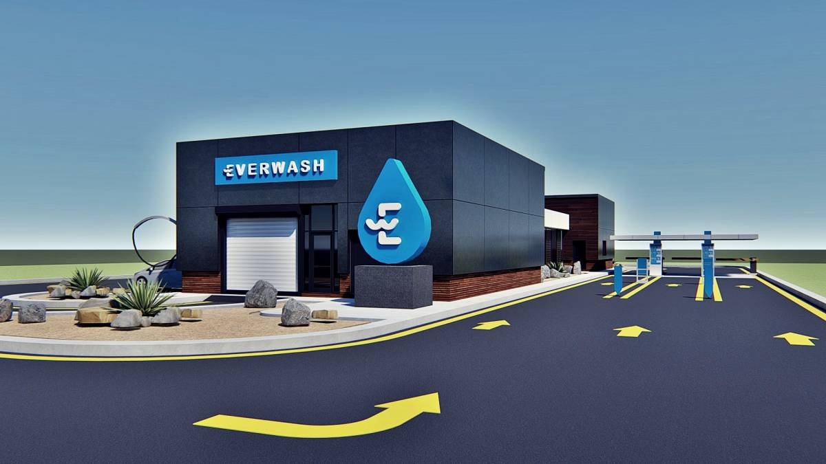 Design project for Everclean Car Wash Exterior/Facade REDESIGN in