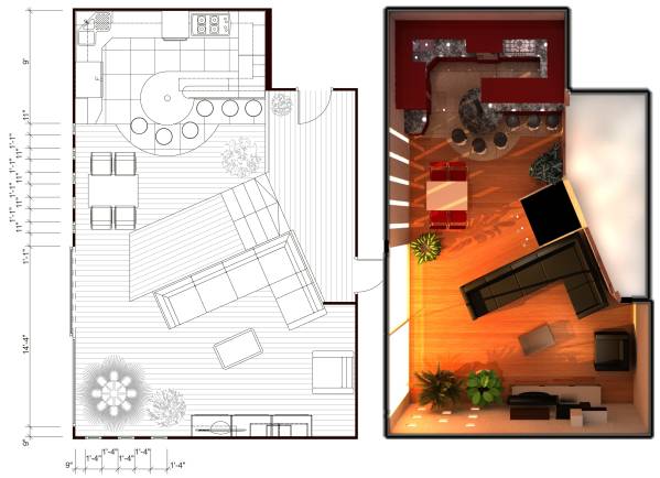 Piso Completo Diseñado porLaszlo Nagy - Floor Plan Layout - Sydney, AU ...