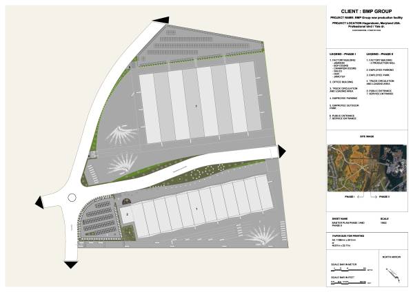 Design project for BMP Group new production facility in United States ...
