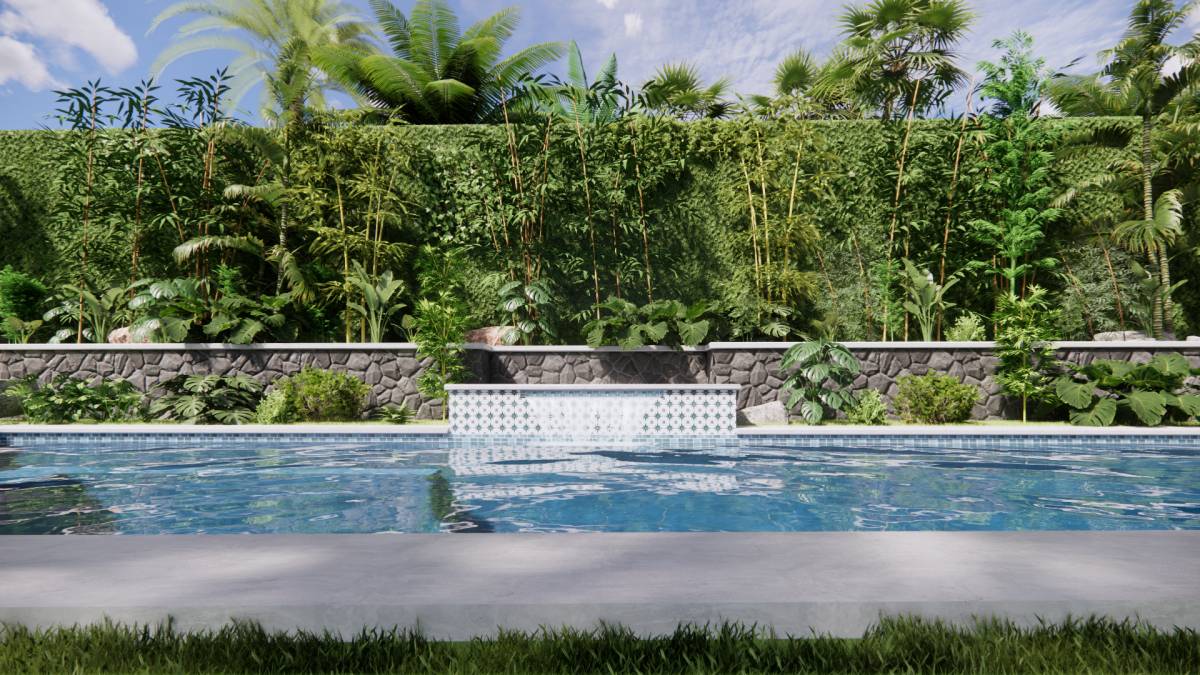 Picture of Design project for Pool/spa finishing look in United States | Arcbazar