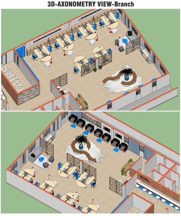 Design project for Layout Design for Branch Office, Call Centre and ...