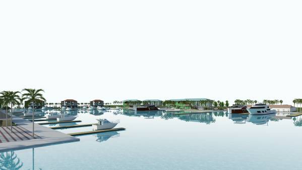 Design project for Conceptual Renderings Mixed Use Marine Harbour in ...