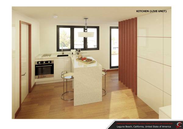 Design project for Minimalist Modern Mixed Use-Small Work/Live units ...