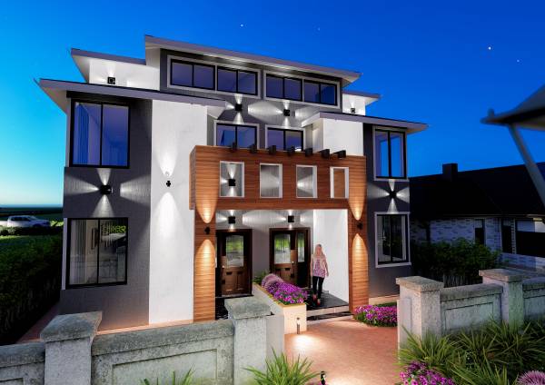 Design project for New Build - Soft Modern Duplex in United States ...