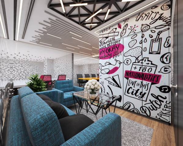 Design project for Innovation Lab Redesign - 383sqf in Saudi Arabia ...