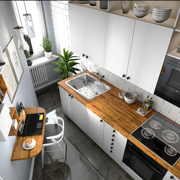 Design project for Apartment Kitchen Renovation in United States | Arcbazar