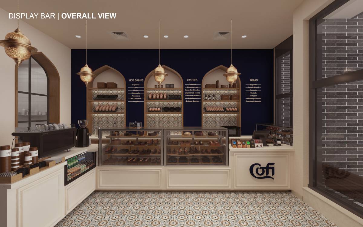 Design project for COFI Coffee and Pastry Shop in United States | Arcbazar