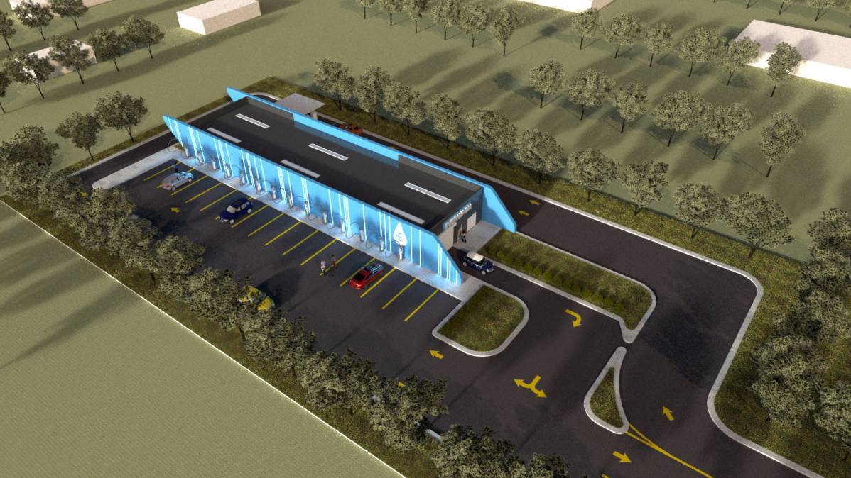 Design project for Everclean Car Wash Exterior/Facade REDESIGN in