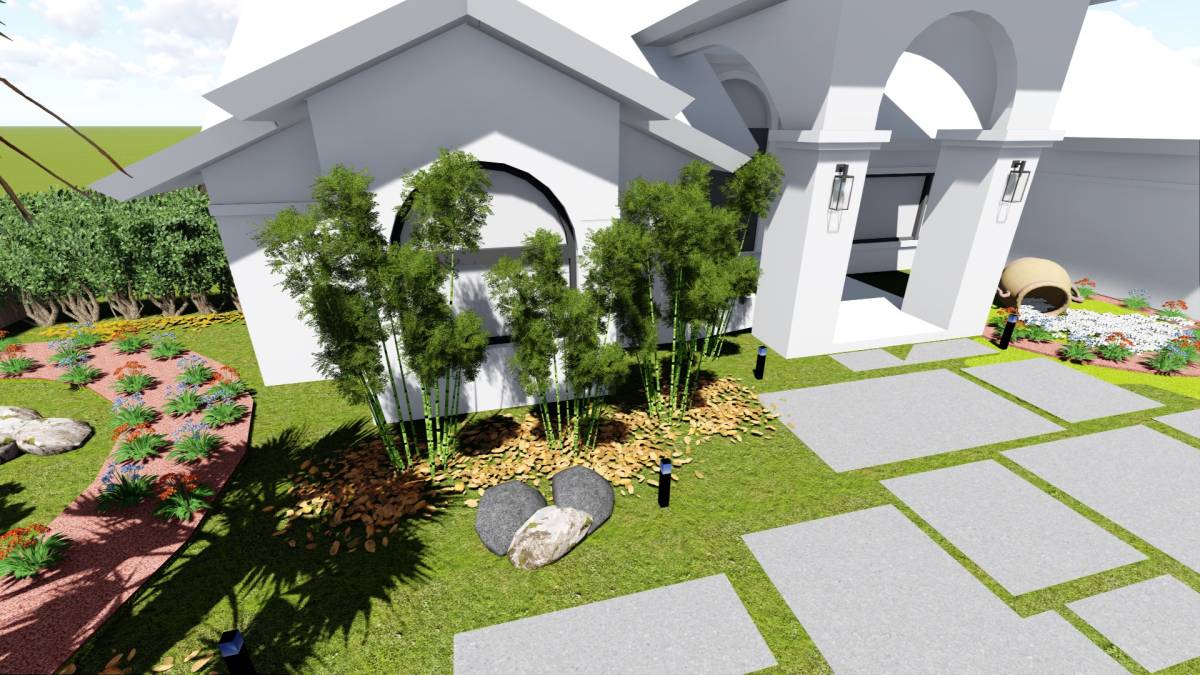 Design project for Front yard remodeling in United States | Arcbazar