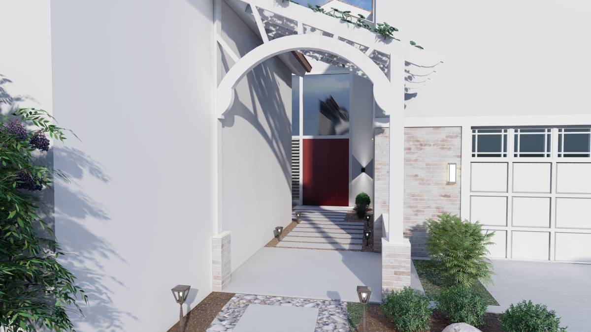 Design project for Ranch House Facade and Landscape Update in United ...
