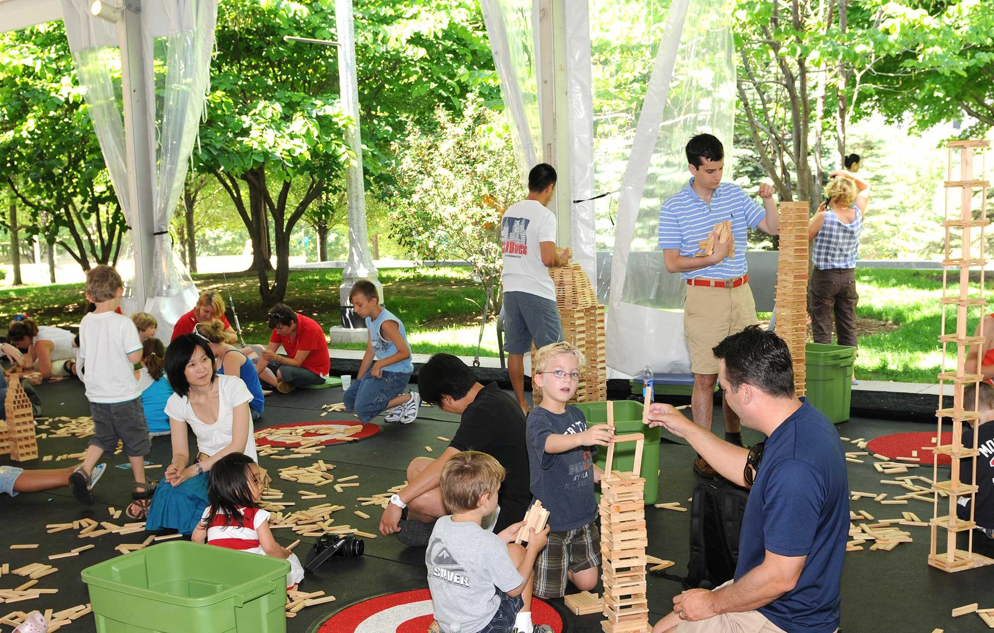 Millennium Park Family Fun Tent Events Chicago Architecture Center