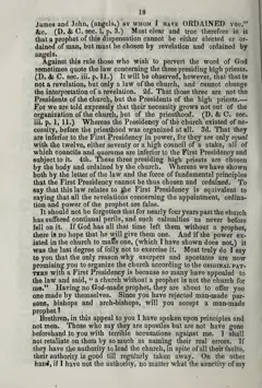 The Diamond: Being the Law of Prophetic Succession, 1848 — p. 18