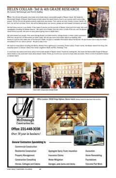 Beaver Island Irish Heritage Group — p. 20