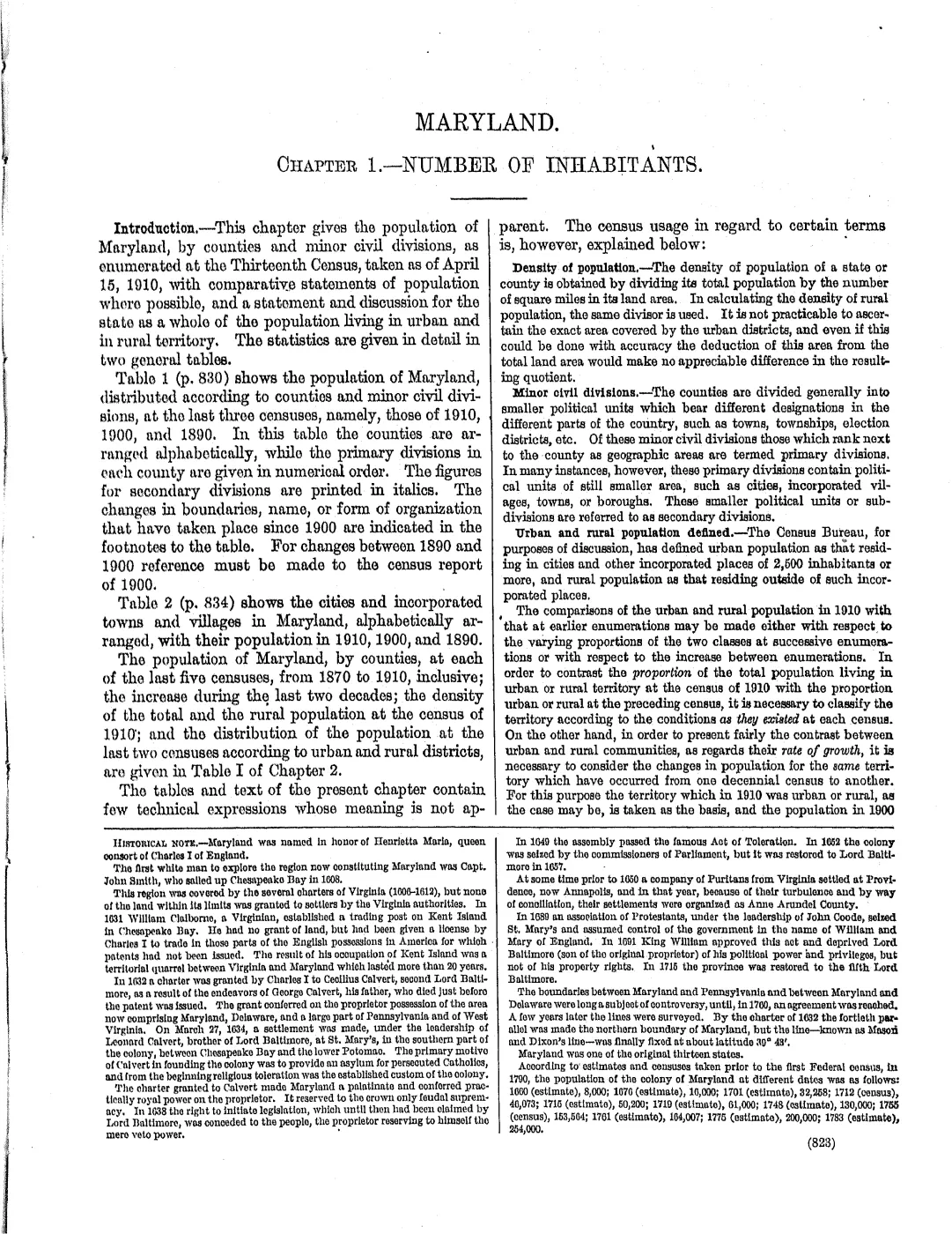 Historical Census township population extracts for Beaver Island, 1890–1990 — p. 1
