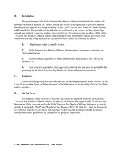 Constitution of the Little Traverse Bay Bands of Odawa Indians, 2005 — p. 10