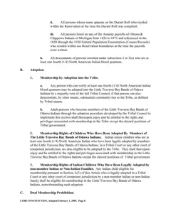 Constitution of the Little Traverse Bay Bands of Odawa Indians, 2005 — p. 12