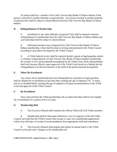 Constitution of the Little Traverse Bay Bands of Odawa Indians, 2005 — p. 13