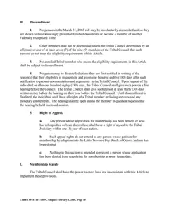 Constitution of the Little Traverse Bay Bands of Odawa Indians, 2005 — p. 14