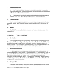 Constitution of the Little Traverse Bay Bands of Odawa Indians, 2005 — p. 29