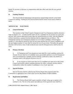 Constitution of the Little Traverse Bay Bands of Odawa Indians, 2005 — p. 30