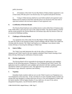 Constitution of the Little Traverse Bay Bands of Odawa Indians, 2005 — p. 31