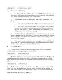 Constitution of the Little Traverse Bay Bands of Odawa Indians, 2005 — p. 37
