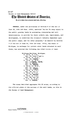 GLO land record 1237899-39n-10w-2-nese — p. 1
