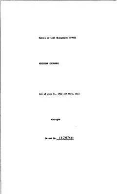 GLO land record 1178709-38n-10w-28-nesw — p. 1