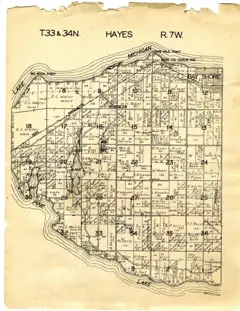 Plat book of Charlevoix County, Michigan, second Hixson copy — p. 18