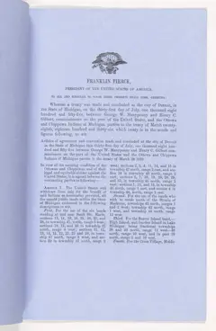 Treaty of Detroit with the Ottawa and Chippewa, 1855 — p. 31
