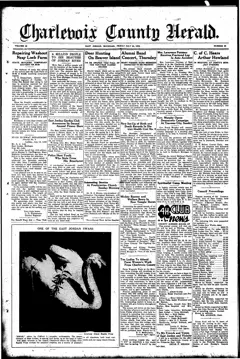 Beaver Island Deer Hunting Reopened for the 1938 Season — p. 1