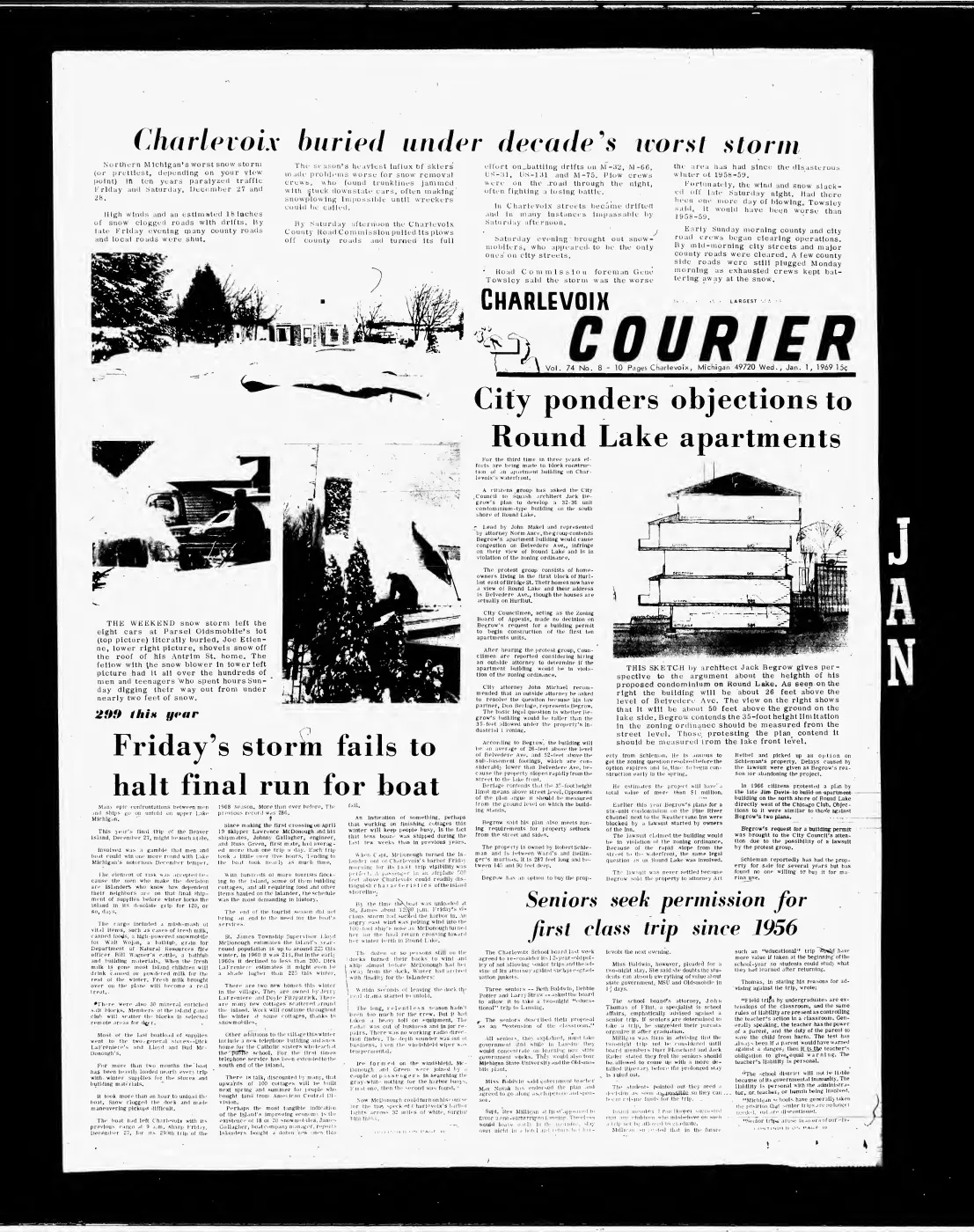 Beaver Islander's Final 1968 Supply Trip Through a Winter Storm — p. 1