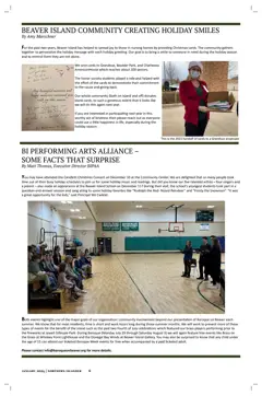 Beaver Island Performing Arts Alliance — p. 6