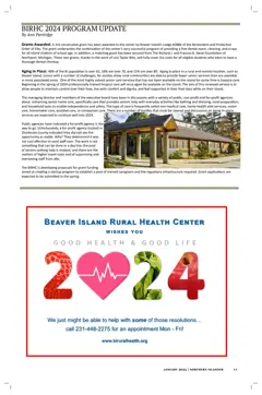 Beaver Island Performing Arts Alliance — p. 11