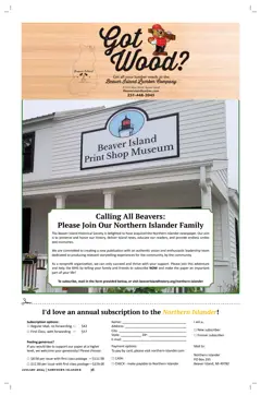 Beaver Island Performing Arts Alliance — p. 36