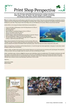 Beaver Island Homecoming — p. 3