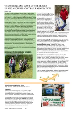 Beaver Island Homecoming — p. 32